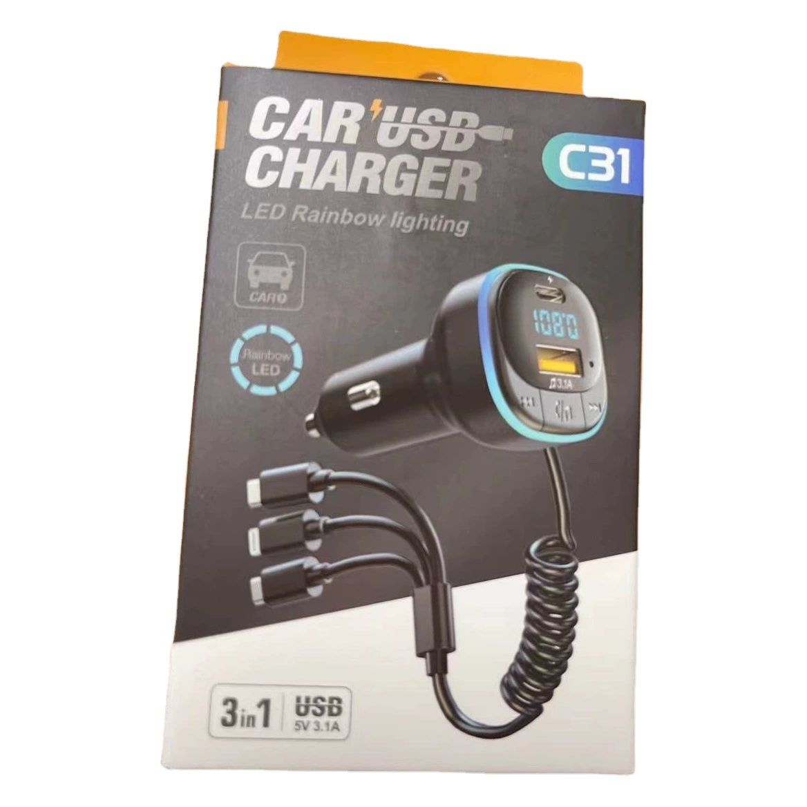 Один-к-пяти автомобильный Bluetooth MP3 Автомобильный MP3-плеер автомобильный Bluetooth громкой связи Автомобильная FM-карта MP3 мощность