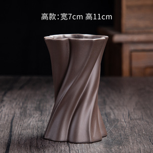 Simple Ceramic Small Vase European Style Fresh Flower Arrange Dried Flower Living Room Decorative Ornaments Glass Hydroponic Flower Vase