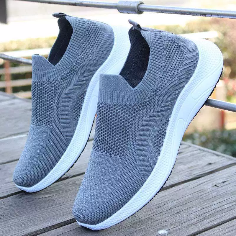 Мужская спортивная обувь Old North, обувь на мягкой подошве, дышащая обувь с ленивой сеткой, осенние новые туфли без шнуровки на одну ногу, повседневная обувь