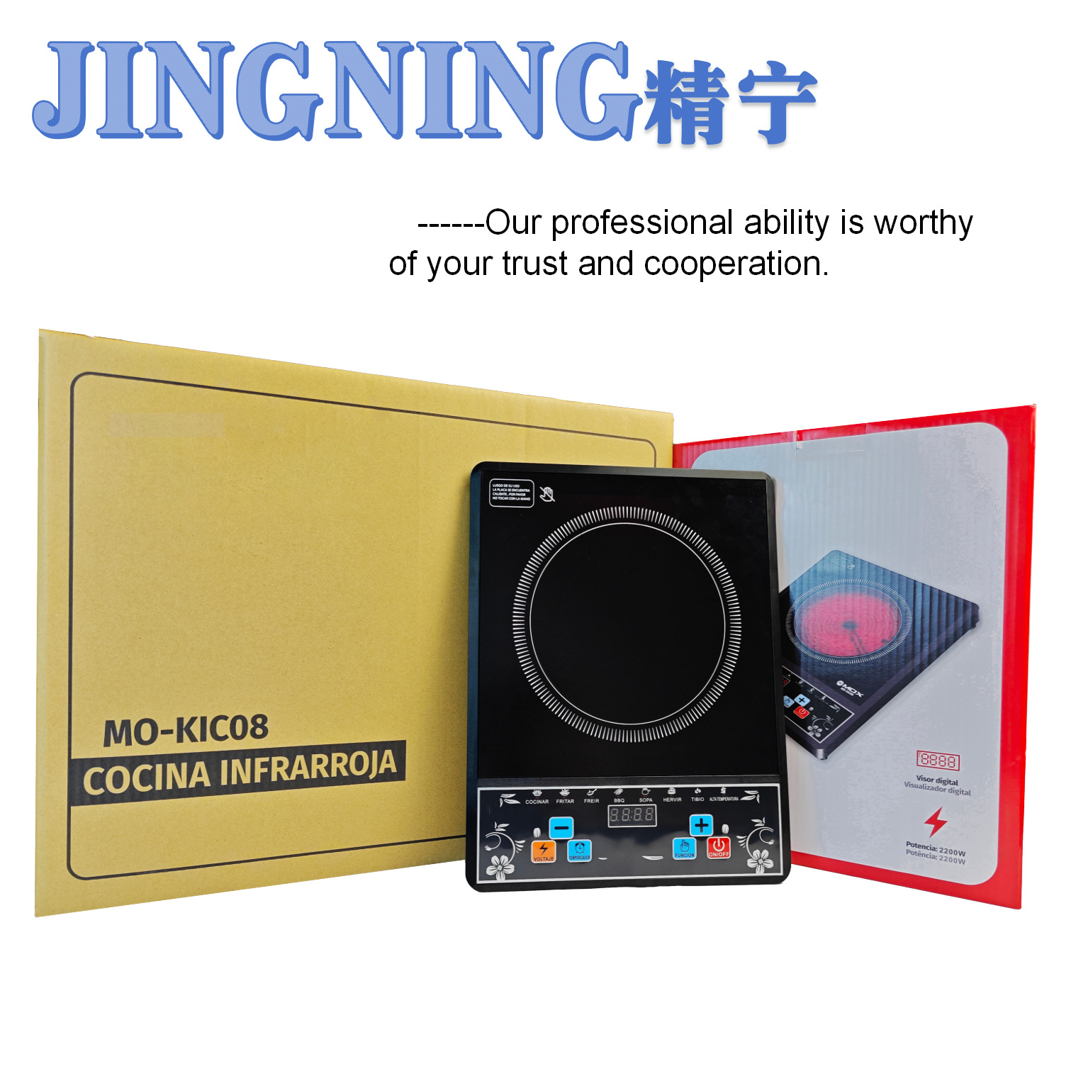 Estorno electromagnético doméstico multifuncional horno de cerámica eléctrica para cocinar verduras de alta potencia fabricantes de exportación de comercio exterior 110V apoyo especial