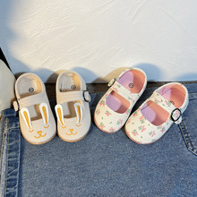 春秋季宝宝布鞋森系公主软底轻盈学步鞋女小童室内外透气韩版童鞋