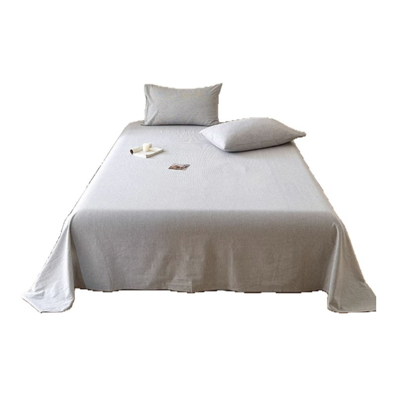 Nueva sábana de algodón puro sábana de algodón funda de cama de una pieza protectora de colchón cama de dormitorio antideslizante juego de tres piezas 1,5 metros