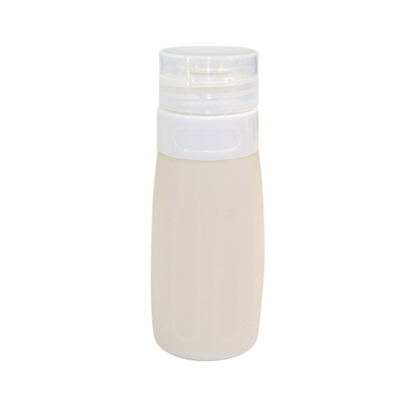 Extrusión de silicona botella de embalaje portátil para productos de cuidado de la piel loción champú de baño botella de embalaje conjunto de viaje