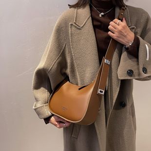 (Cross-border trading), solid color design shoulder bag, one-shoulder bag, city style