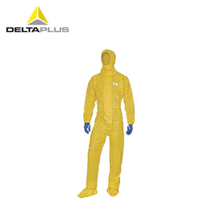 Delta 406030 jumpsuit DT300 yellow chemical protective clothing dustproof chemical liquid splash protective clothing