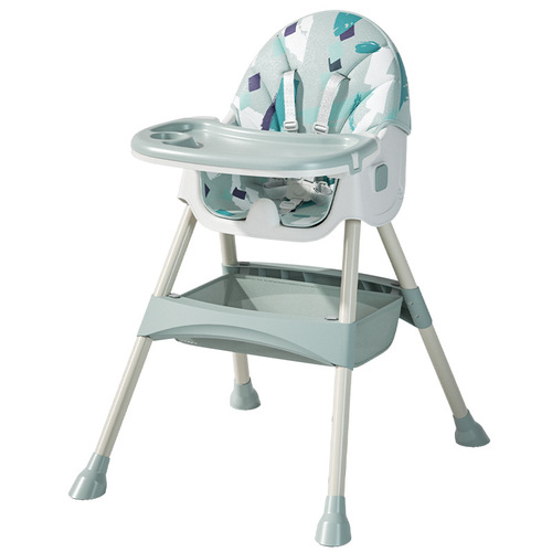 Baby dining chair, adjustable children's table and chair, double-layer rocking dining chair, home dining reclining chair, children's dining chair