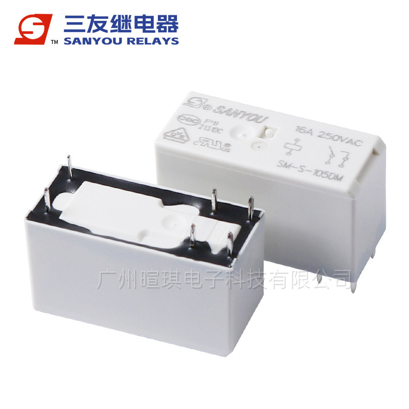 Sanyou リレー SM-S-105DM エアコン DC 16a リレー 12v24v 電源小型リレー|undefined