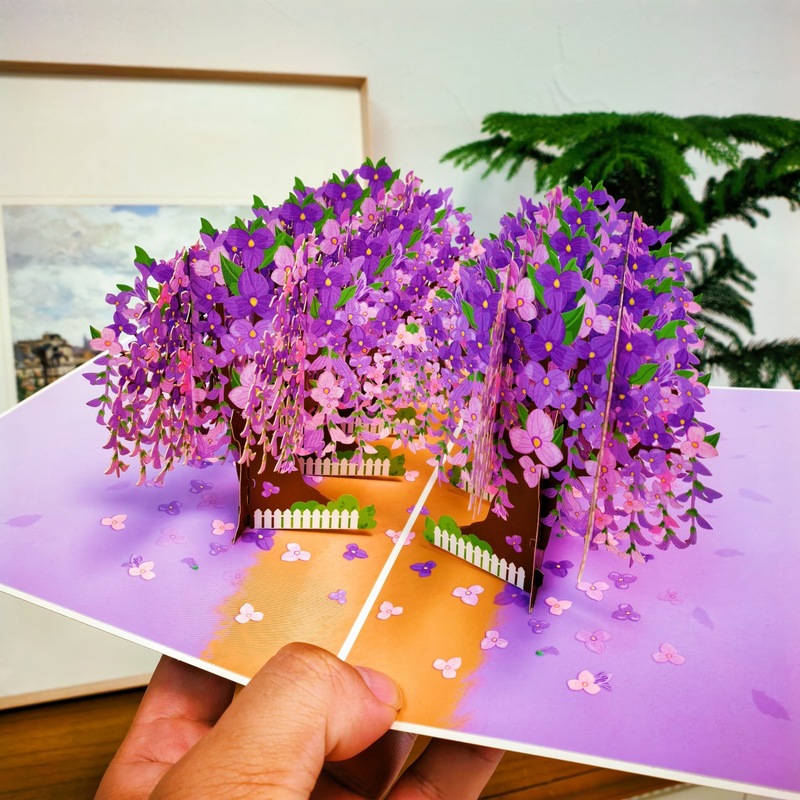 新しい教師の日立体グリーティングカード 3D 花束誕生日カード感謝祭ギフト教師のためのクロスボーダー工場卸売|undefined
