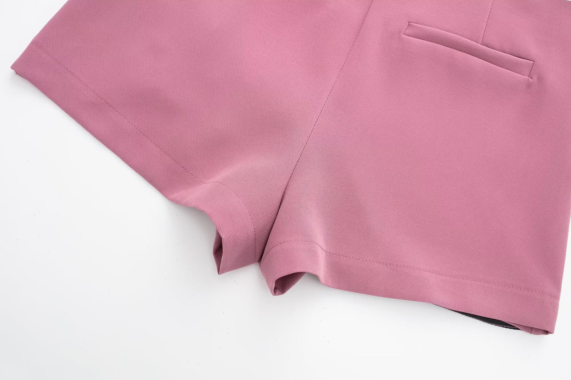 Women's Skirt Shorts High Waist Solid Colour Slit Versatile Style_voghion.com