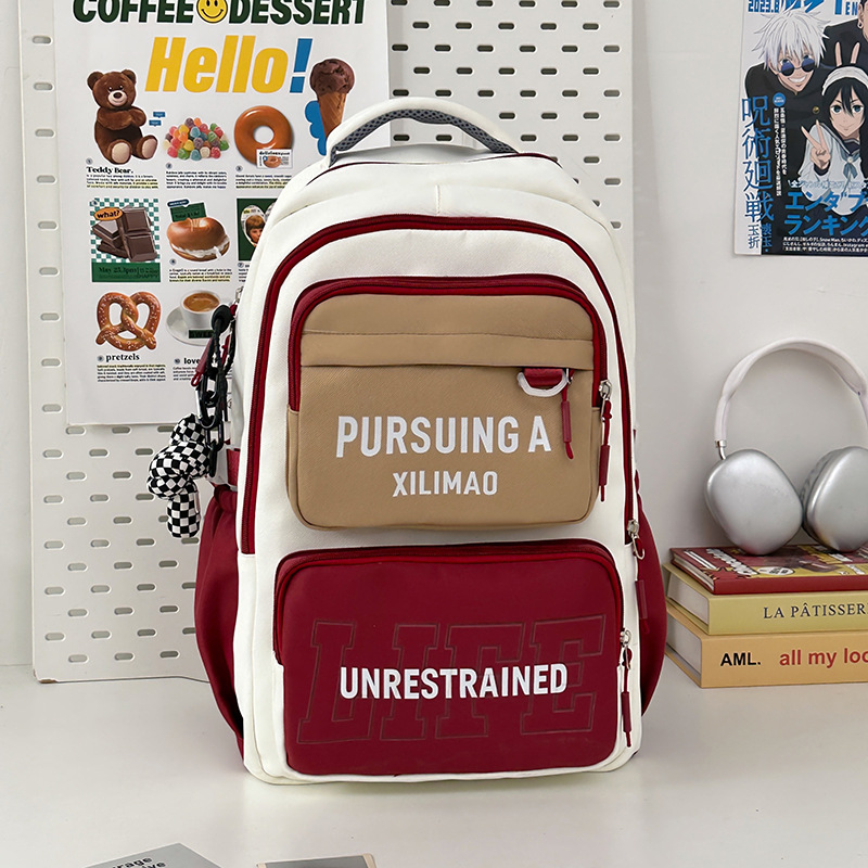 Mochila escolar de alto valor, gran capacidad, ligera y versátil para estudiantes de escuela primaria, quinto y sexto grado, mochila para estudiantes de secundaria y preparatoria