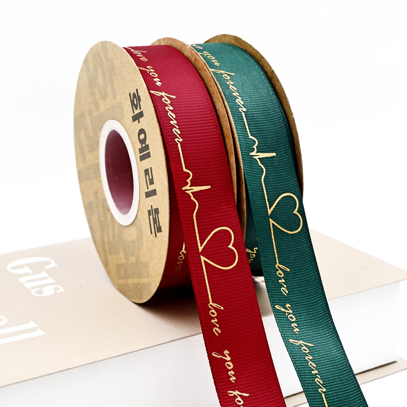 Qixi día de San Valentín confesión cardíaco estampado carta impresión de alta calidad cinta horneado caja de regalo de pastel correa de nervadura