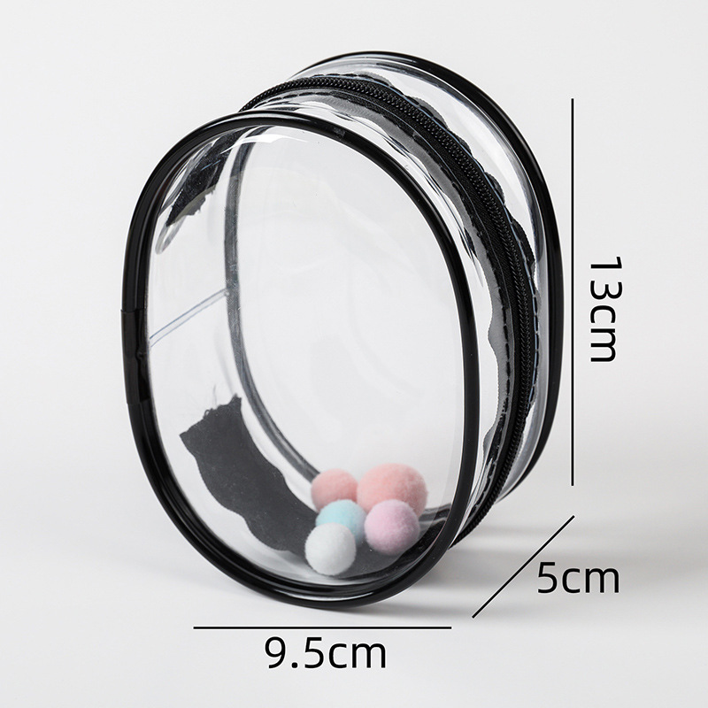 周可可透明pvc10cm娃包圆形15cm拉布布斜跨外出遛娃包轻便款定制|undefined