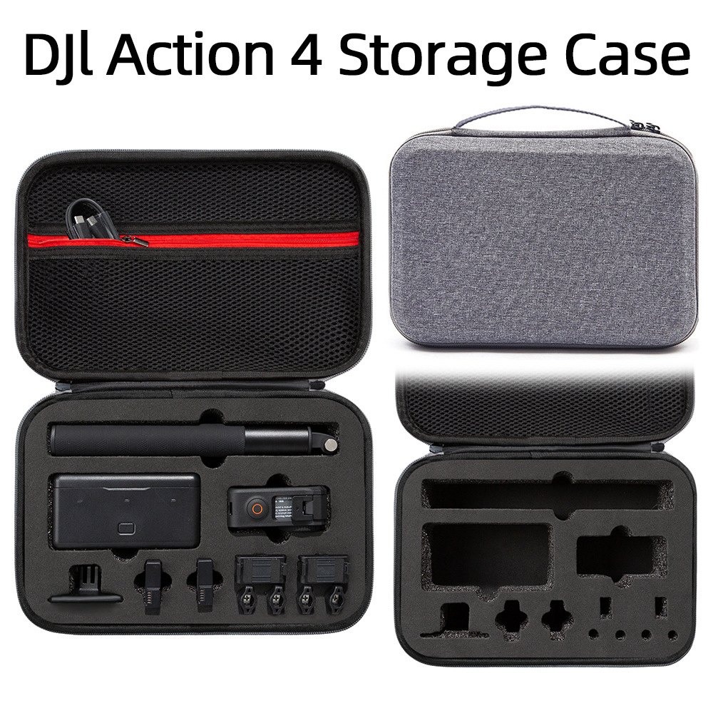 Aplicable DJI DJI Action 3/4/5pro bolsa de almacenamiento de cámara deportiva Action 4 bolso portátil os