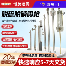 不锈钢脱硝喷枪锅炉尿素氨水废液双流体sncr高压雾化脱硫脱硝喷枪