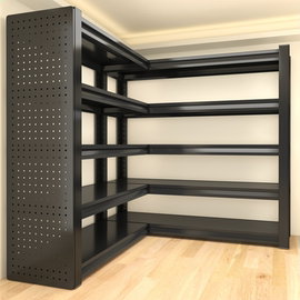 家用转角L型多层置物架仓库拐角直角货物架子一体靠墙阳台置物架