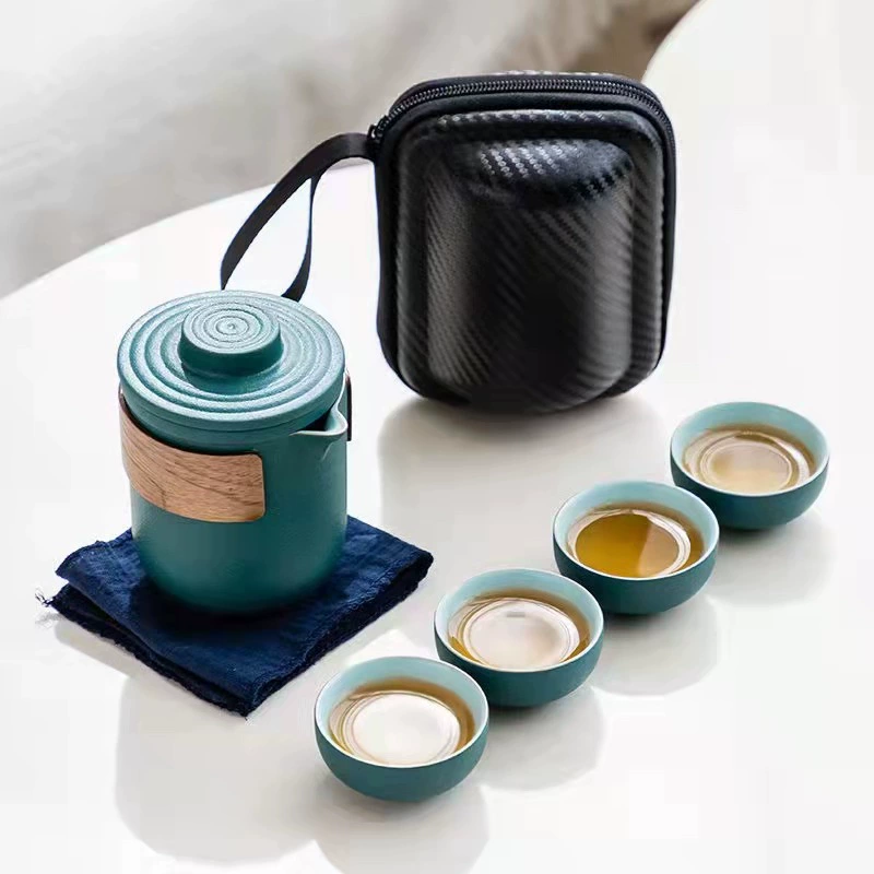 Handheld tea set for traveling, Birthday gift