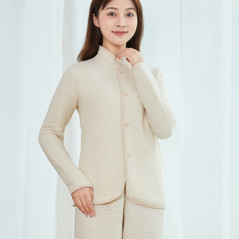(2개) 새로운 사계절 컬러 코튼 긴팔 바지 따뜻한 홈 세트 유니섹스 에어컨 룸 홈 투피스 세트
