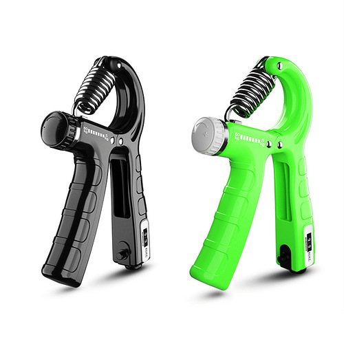 Counting gripper fitness adjustable R-type gripper finger rehabilitation exerciser household small fitness equipment