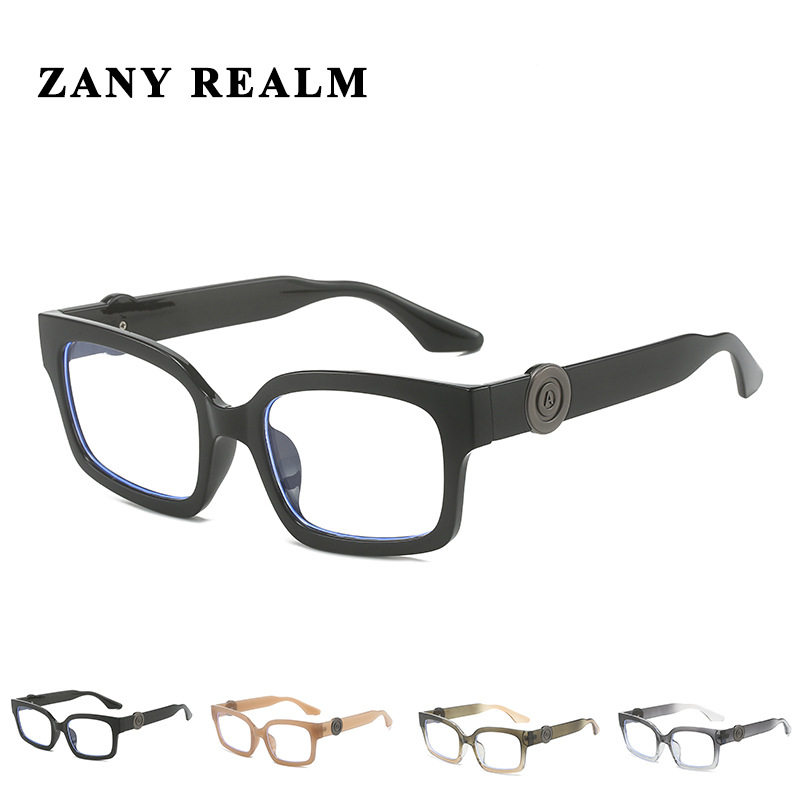 Nuevo retro Costa Oeste Americano gafas lisas ojo de gato generoso marco Comercio Exterior anti luz azul marco fabricante en stock