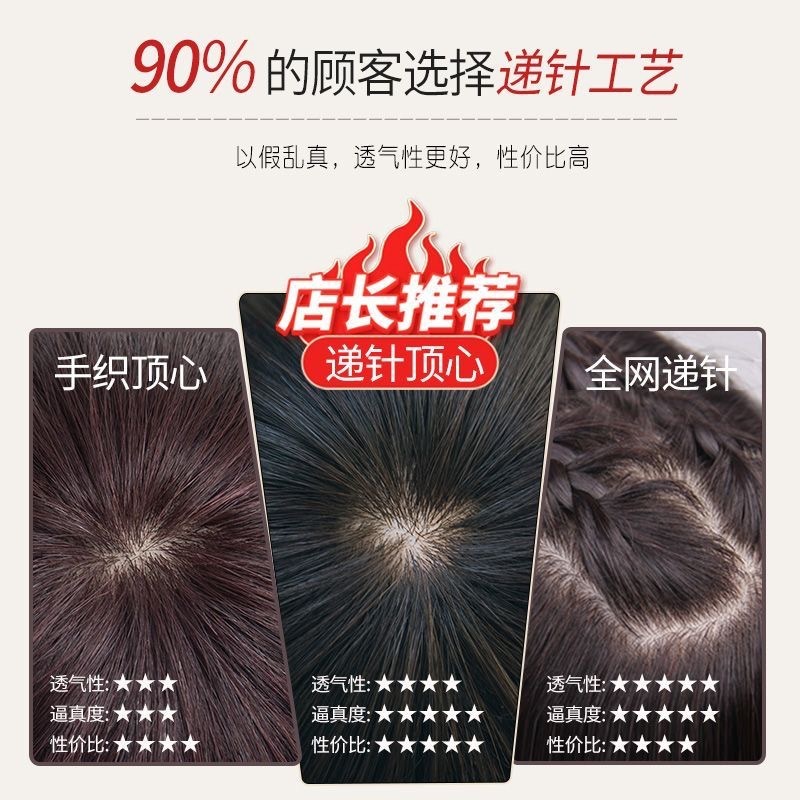 假发女短发全头套真发中老年女士自然整顶妈妈款发套工厂现货批发|undefined