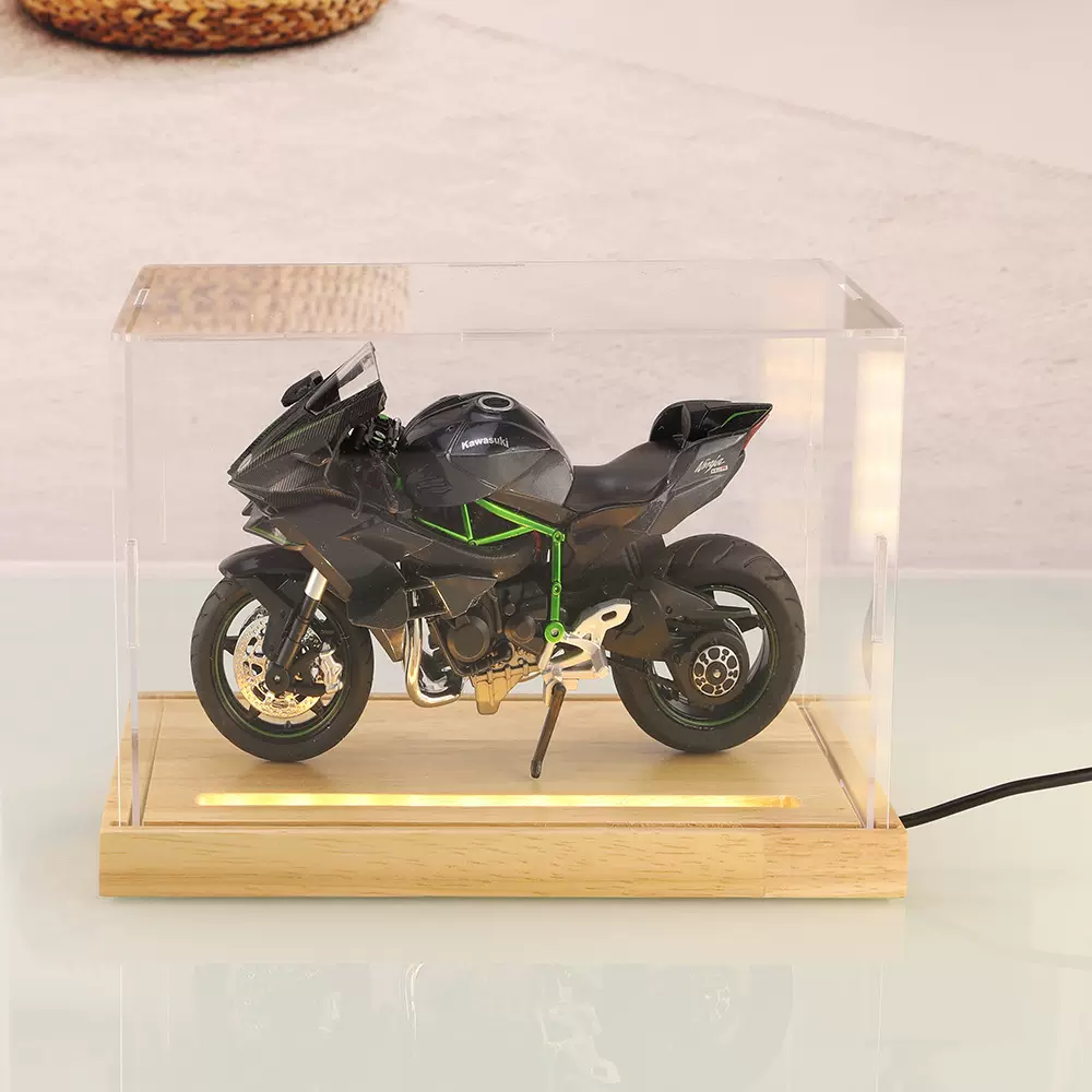 防尘罩适配1:32/1:24/1:18摆件展示场景汽车模型仿真木质底座礼品