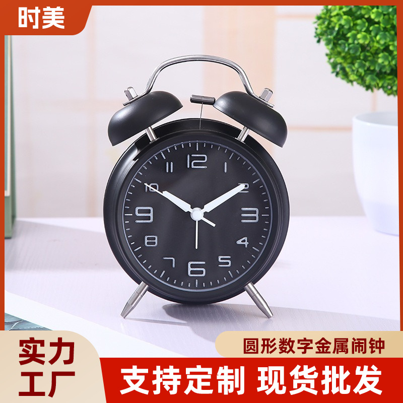 Reloj despertador digital, batería, diseño creativo, para dormitorio de niños