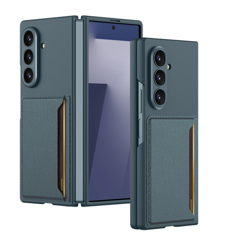 Samsung Galaxy Z Fold 30% off スタックスクリーン携帯電話ケース、超薄型細穴カードホルダー、クリエイティブな携帯電話保護カバーに適しています。|undefined
