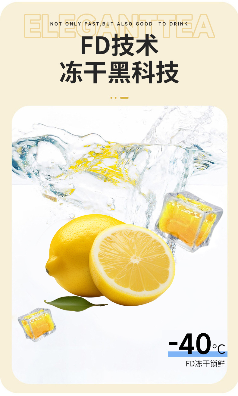 Freeze-Dried Honey Lemon Slices (Citrus limon) — 200g Pouch for Cold-Brew Fruit Tea quality and texture