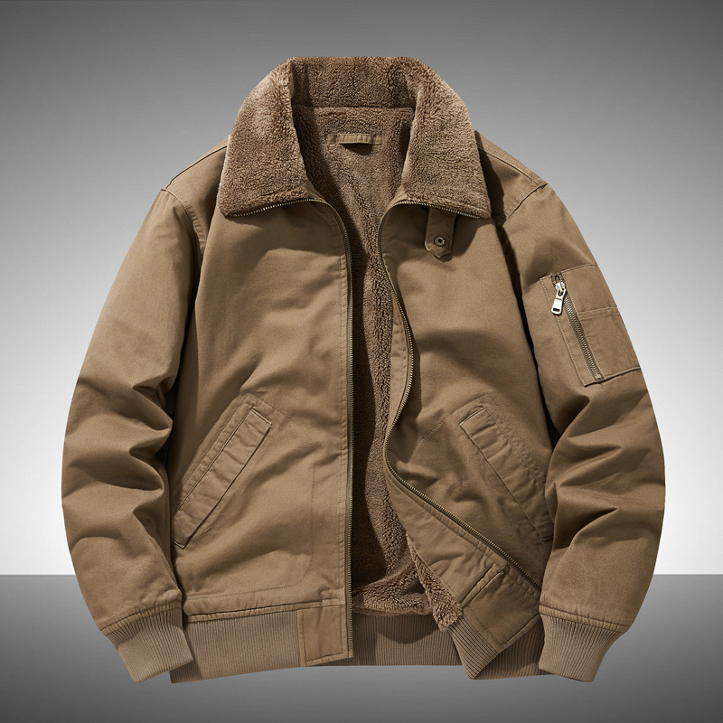 Men's Autumn and Winter Pure Cotton Jackets, Cotton-Padded Clothes, Middle-Aged and Elderly Tops, Workwear Cotton-Padded Clothes, Men's Casual Winter Clothes, Thick Velvet Jackets Men's Autumn and Winter Pure Cotton Jackets, Cotton-Padded Clothes, Middle-Aged and Elderly Tops, Workwear Cotton-Padded Clothes, Men's Casual Winter Clothes, Thick Velvet Jackets