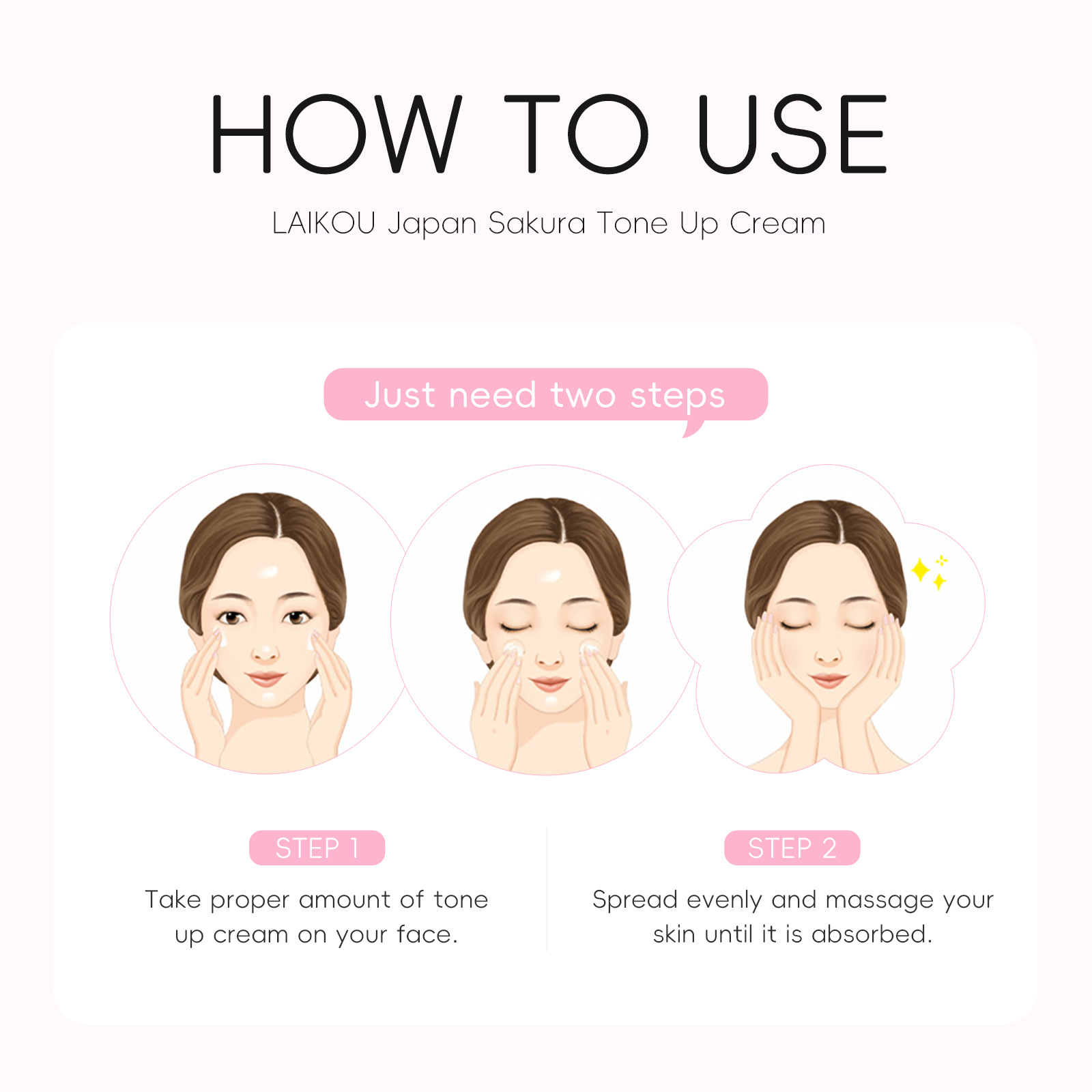 LAIKOU Sakura Natural Cream 30g Skin Care and Cosmetic Moisturizing, Hydrating, Hydrating and Beautifying Lazy Person's Face cream undefined