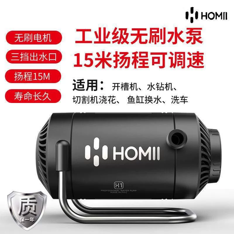 Haowmai бесщеточный двигатель водяной насос водяной бурильный насос с открытым отверстием насосный насос с канавкой резки гравировальный станок погружной насос 220V небольшой водяной насос