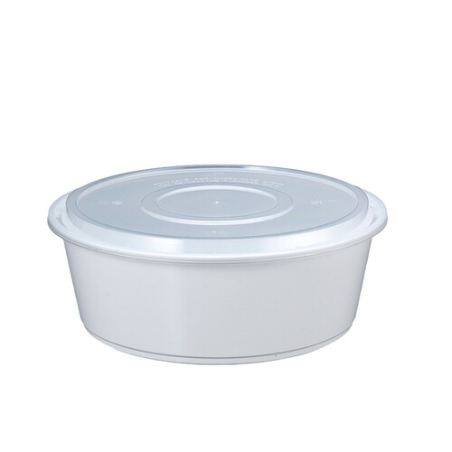 Thickened Large Round Takeaway Box for Disposable Tableware, Restaurant Takeout, Crayfish, Pickled Fish, Commercial Packing Round Basin