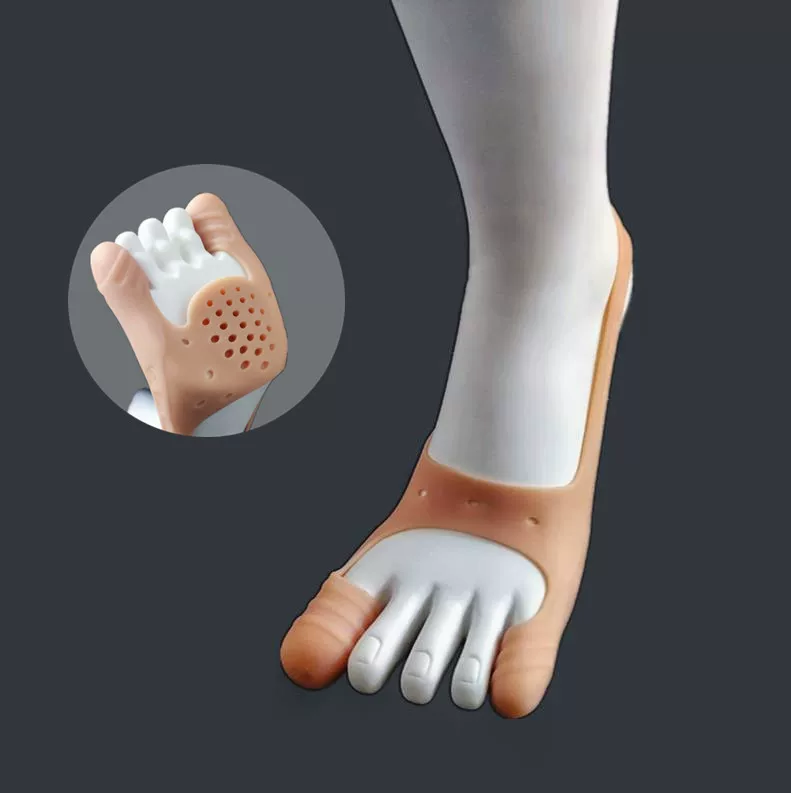 Silicone massager, elastic toes splitters, half insoles