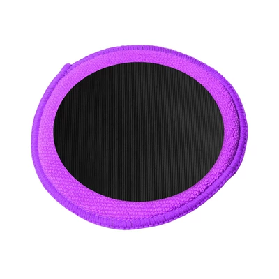 gloves mud grinding cloth 5-inch 6-inch — Car cleaning tools - striped-round-mud-rub-purple