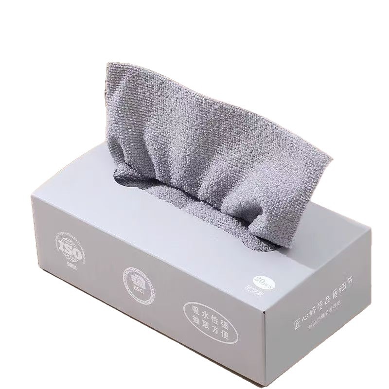 Toalla de lavaplatos sin cabello sin aceite extraíble toallas de lavaplatos desechables de microfibra especial para cocina