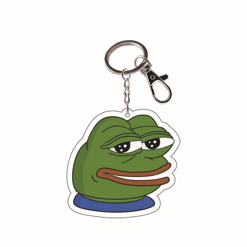 Japanese Cute Cat Backyard Pangji Cat Acrylic Transparent Double-Sided Keychain Pendant