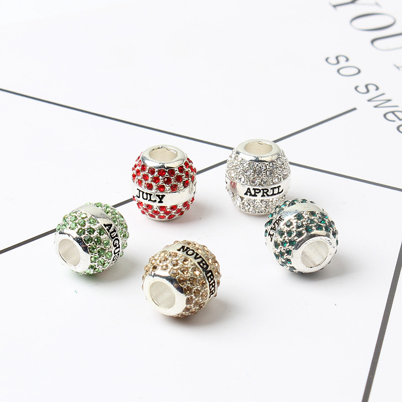 Alloy Rhinestones Geometric Letter Fashion display picture 2