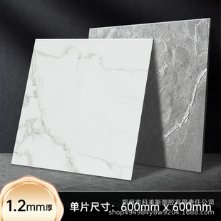 【60*60 Matte】Self-adhesive waterproof thickened plastic flooring cement pvc flooring imitation ceramic tile flooring