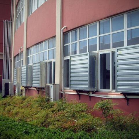 粮油厂通风降温 环保空调 负压风机 降温水帘