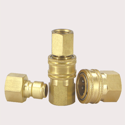 厂家直销  快速接头 HST美式快速接头 黄铜快速接头