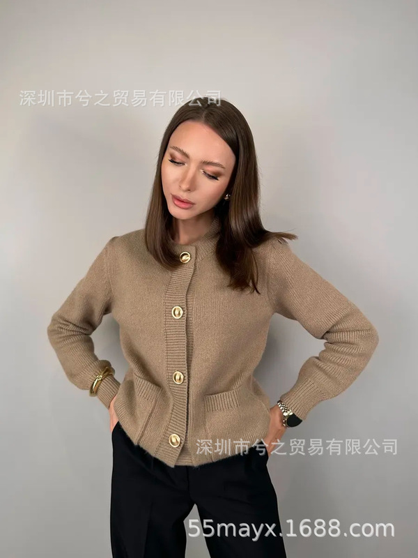 кардиган оверсайз毛衣外套女针织开衫宽松上衣|undefined