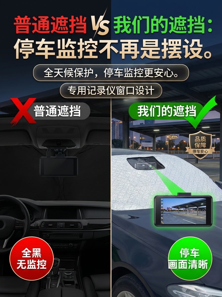 Car snow shield for front windshield, thickened snow protection half-cover, anti-freeze, sun protection, heat insulation, and sunshade for winter and summer