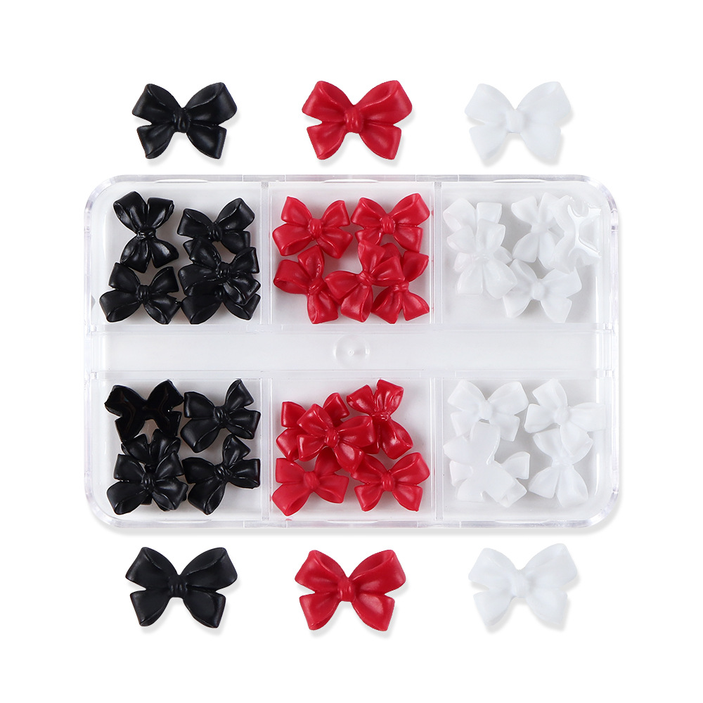 30 6 상자 빨간색과 검은 색-짧은 활