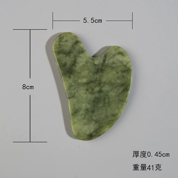 Green Wind Jade Heart shape
