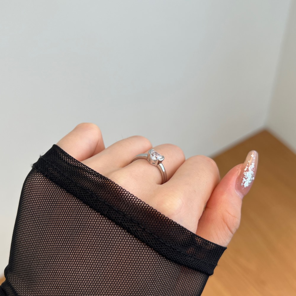 2g Weight Zircon Inlay Material Rings Classification 5, 9 Ring Size Holiday, Daily Occasion 925 Sterling Silver Material Geometric Pattern 2025 Spring and Summer Season Women's Gender Elegant, Simple Style Style 925 Sterling Silver Zircon Geometric Rings 925 Sterling Silver Rings 5
