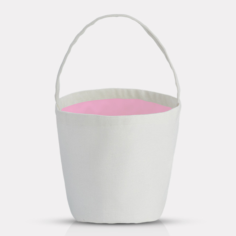 Bolsa de balde portátil de Halloween pascua caramelo multicolor 380g algodón cáñamo bolsa de regalo personalizada xqds0405a