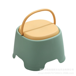 Processing and Customization of Portable Plastic Stools for Adults, Thickened Benches for Home Use, Children's Non-Slip Shoe-Changing Stools, Kindergarten Stools