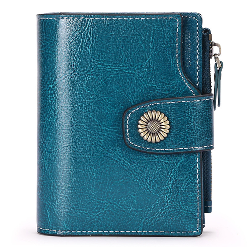 Ready Stock Wholesale Women's Wallet Short Korean Style Fashion Buckle Clutch Bag Girls Coin Bag Multi-Function Card Holder Ready Stock Wholesale Women's Wallet Short Korean Style Fashion Buckle Clutch Bag Girls Coin Bag Multi-Function Card Holder