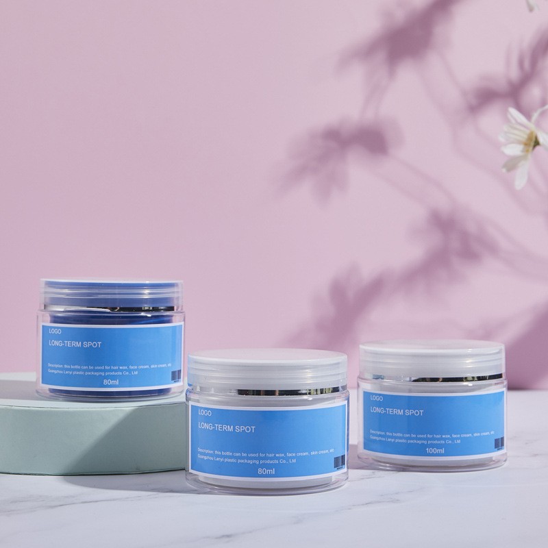 100ml80g膏霜瓶透明面膜罐院装护肤品瓶白内胆医美广口瓶密封罐
