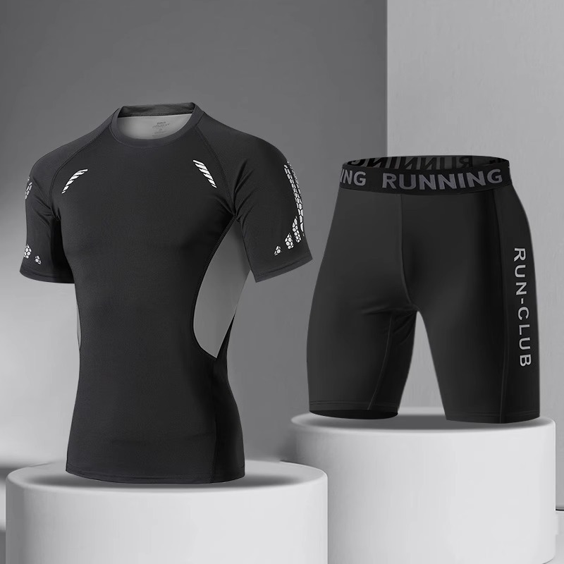Camiseta de secado rápido, camiseta de sudor para hombres, traje de entrenamiento de baloncesto de mangas cortas, camiseta de carrera, camiseta deportiva, camiseta de bicicleta